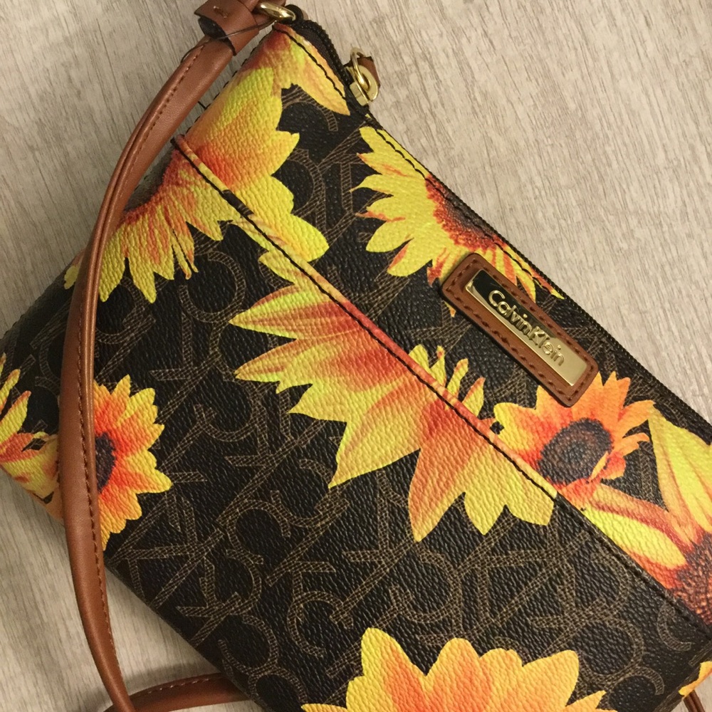Calvin Klein Sunflower Crossbody Bag